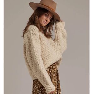 Rylee + Cru Carolina Sweater in Natural/ Cozy Sweater